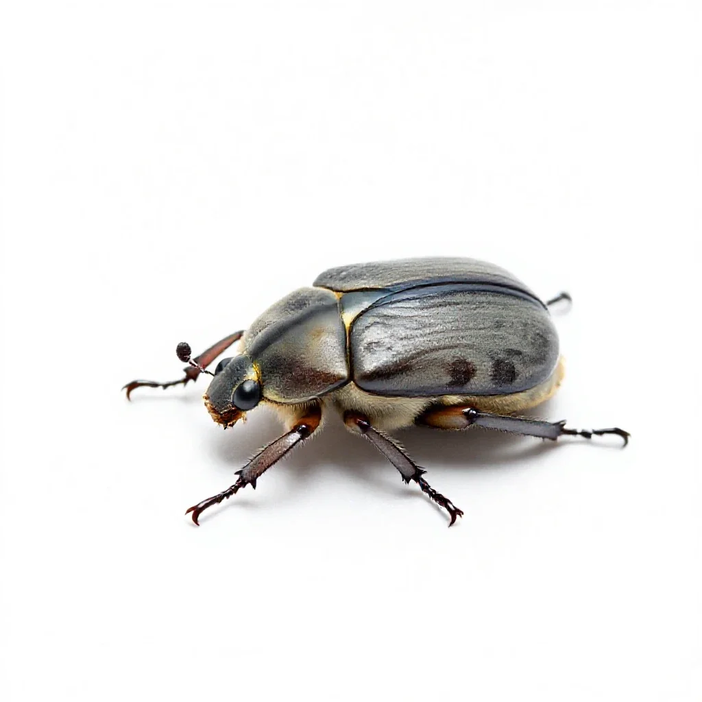 Beetle isolated on a white background