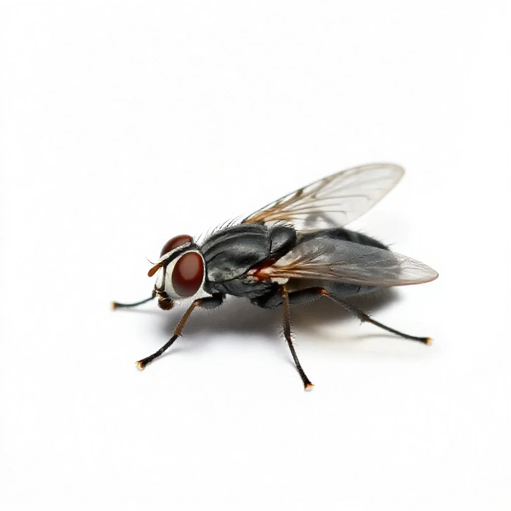 Blackfly isolated on a white background