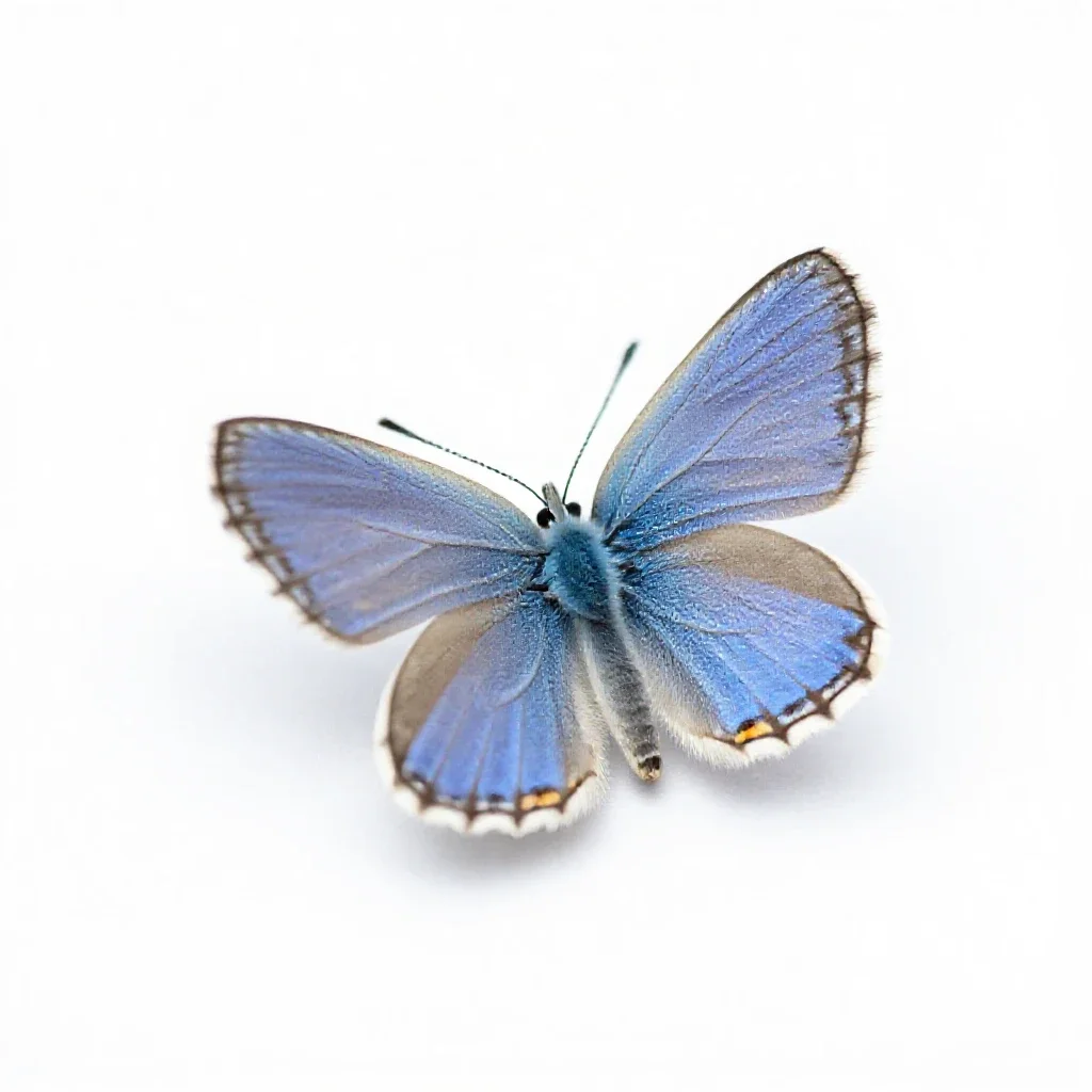 Blue isolated on a white background