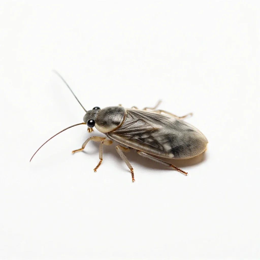 Body louse isolated on a white background