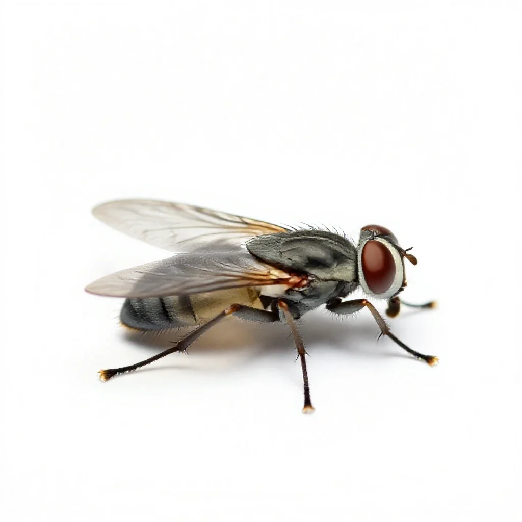 Botfly isolated on a white background