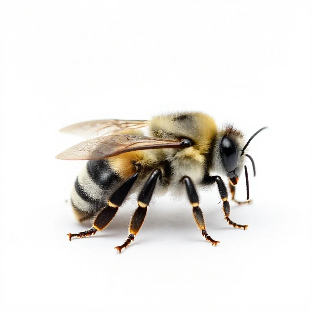 Bumblebee isolated on a white background