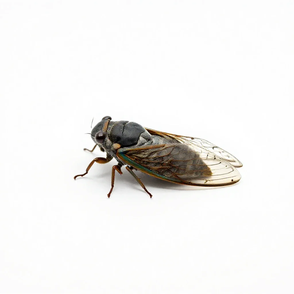 Cicada killer isolated on a white background