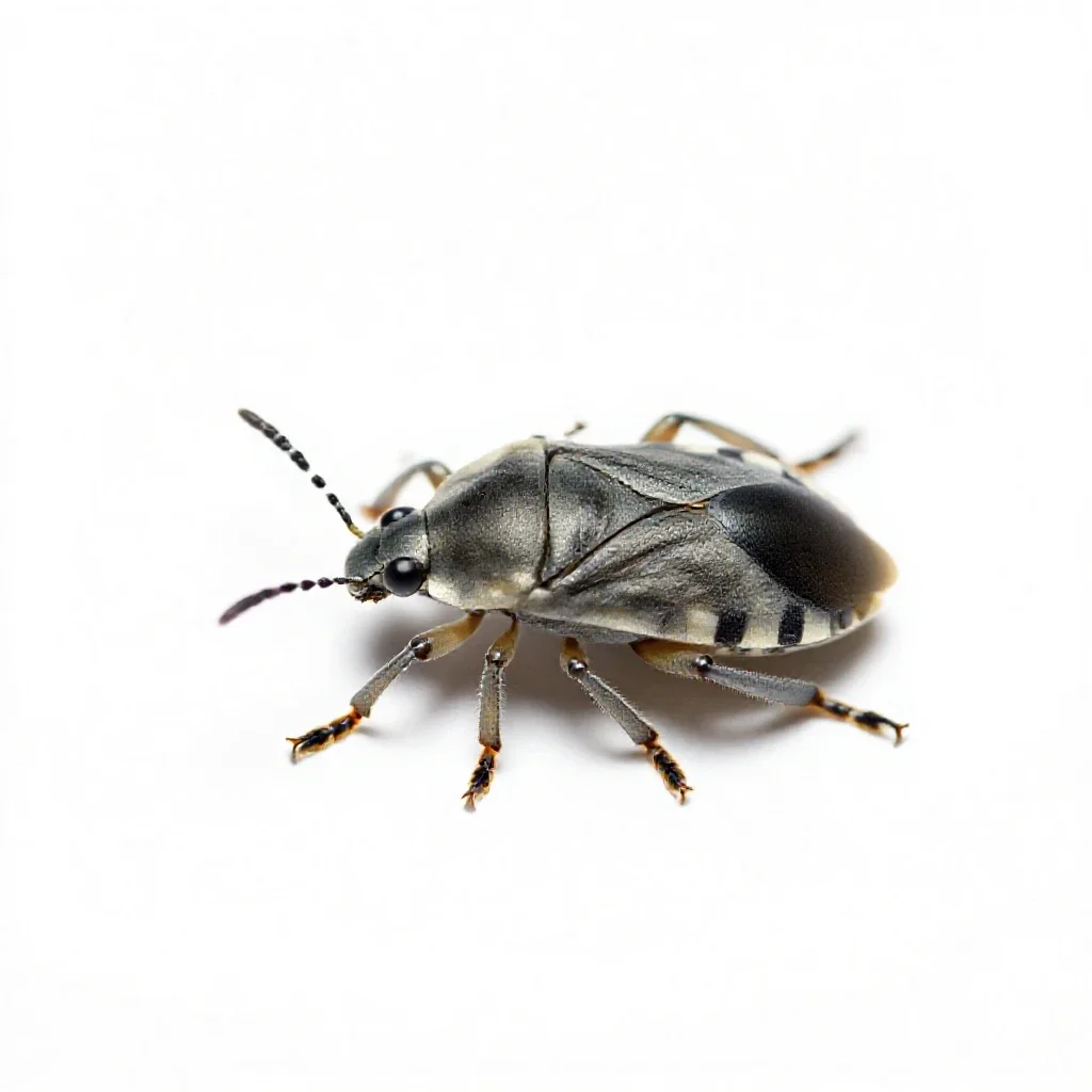 Citrophilous mealybug isolated on a white background