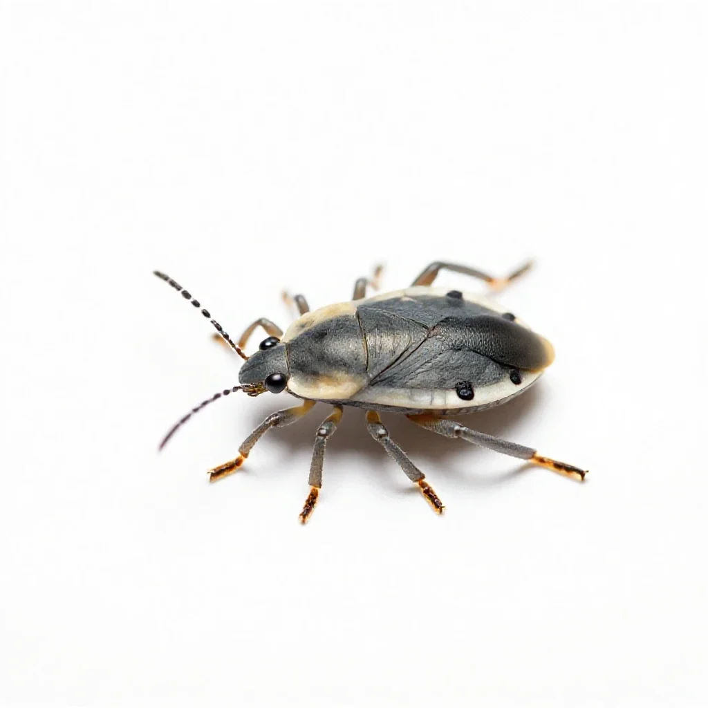 Citrus mealybug isolated on a white background