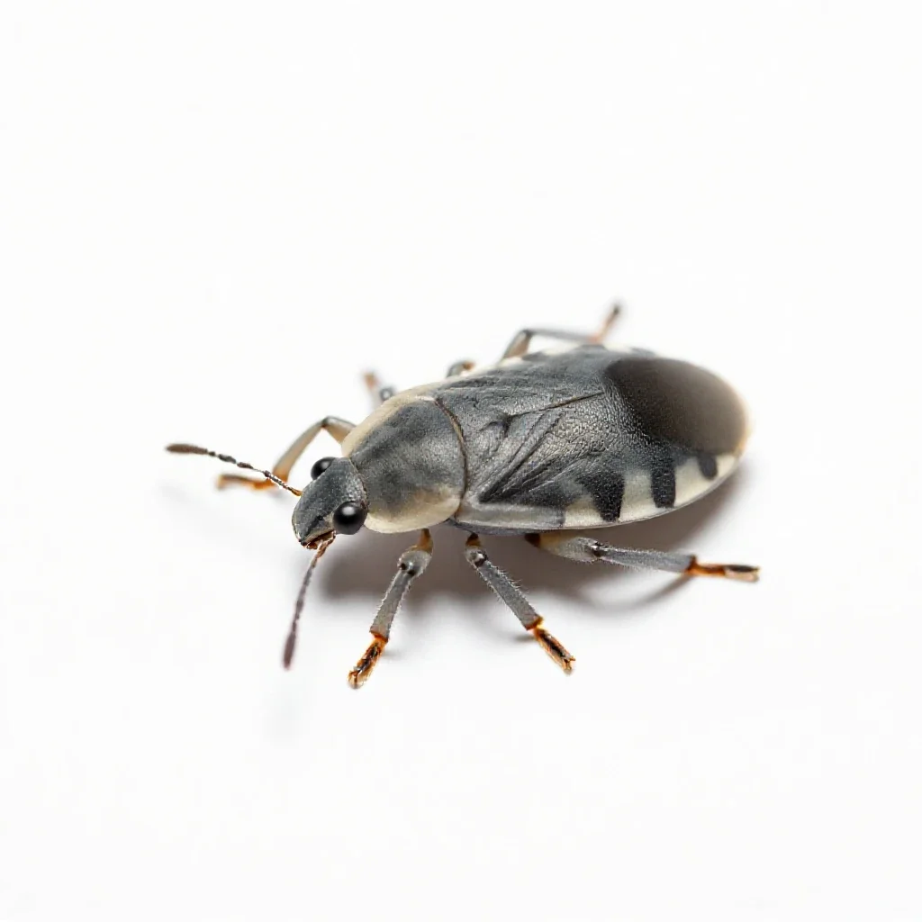Coccid insect isolated on a white background