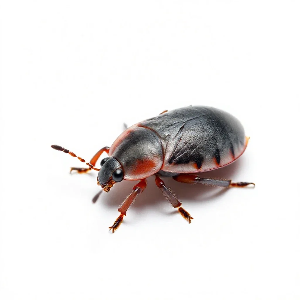 Cochineal insect isolated on a white background