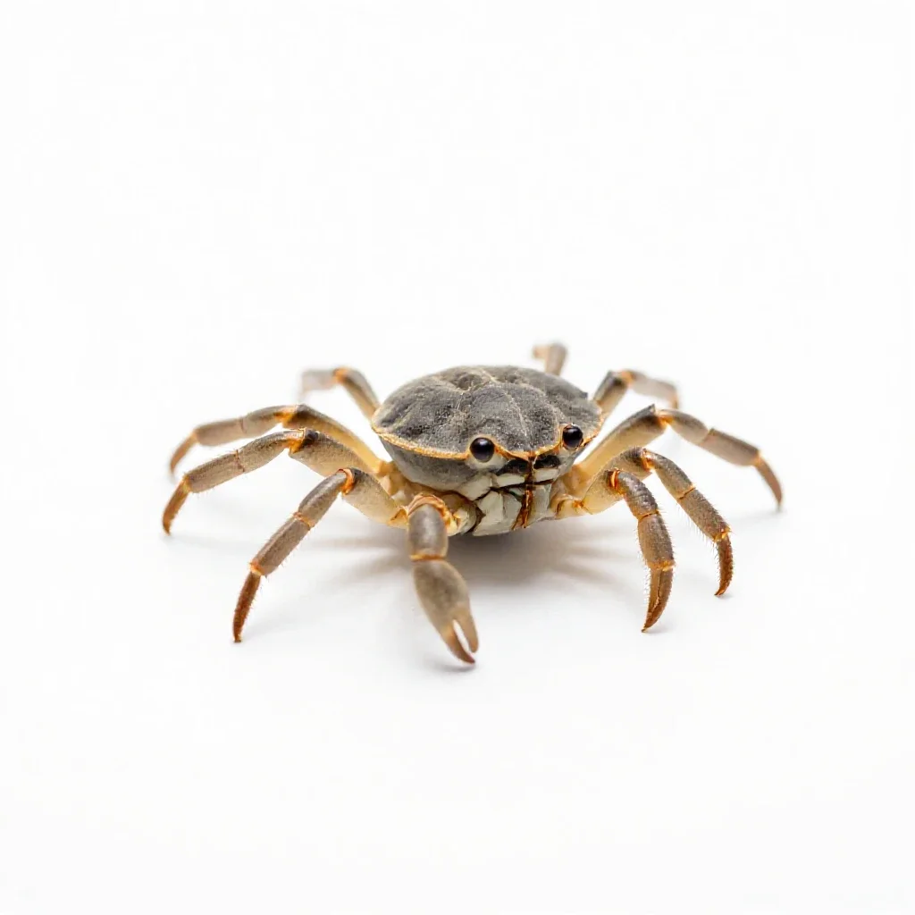 Crab louse isolated on a white background