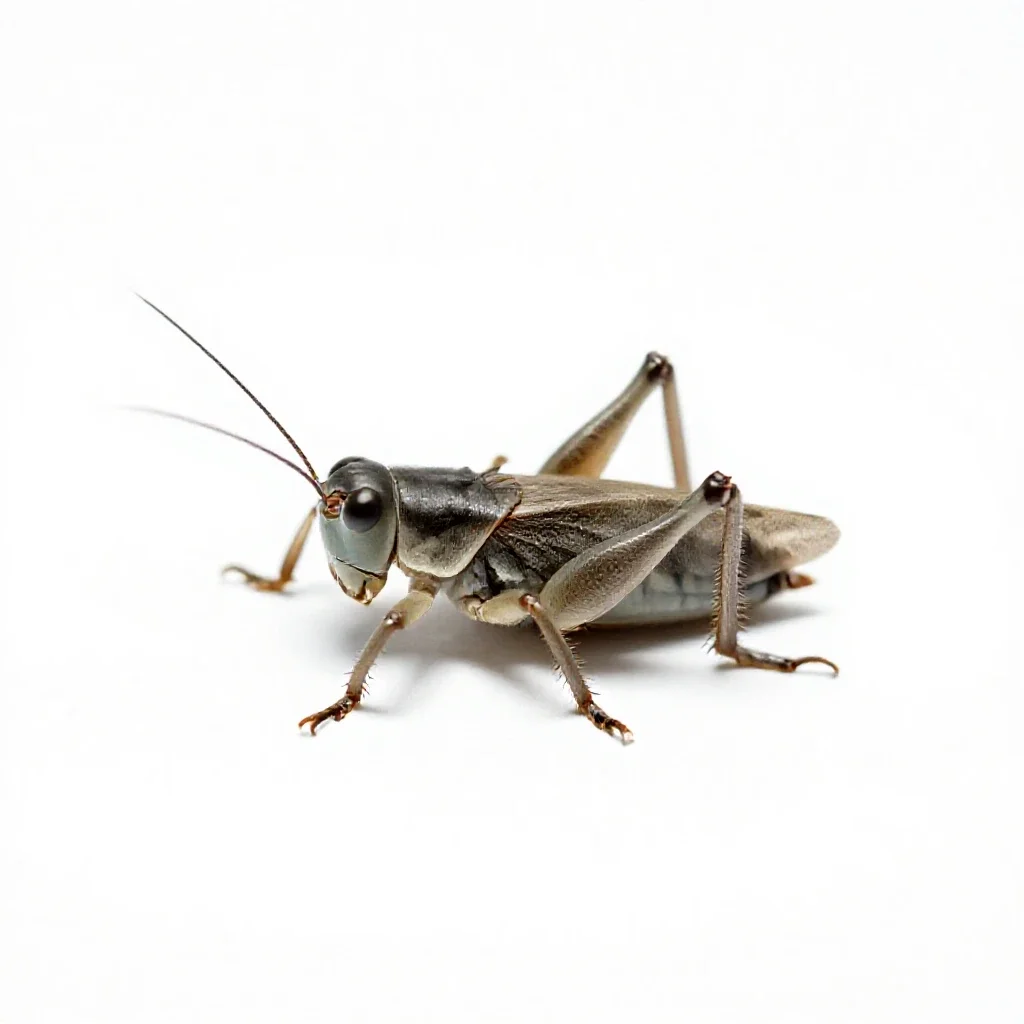 Cricket isolated on a white background