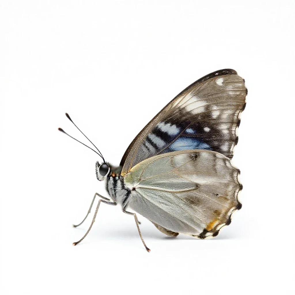 Danaid isolated on a white background