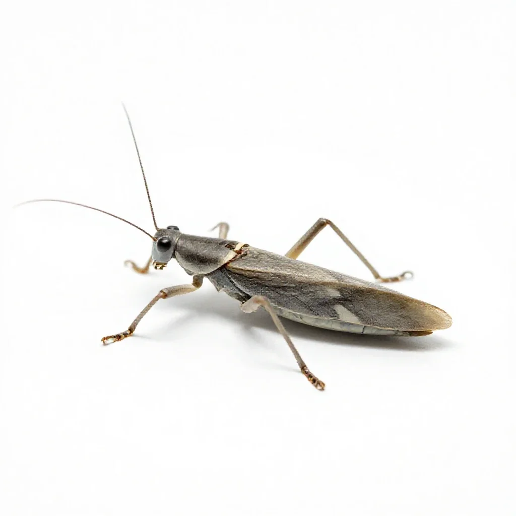 Diapheromera isolated on a white background
