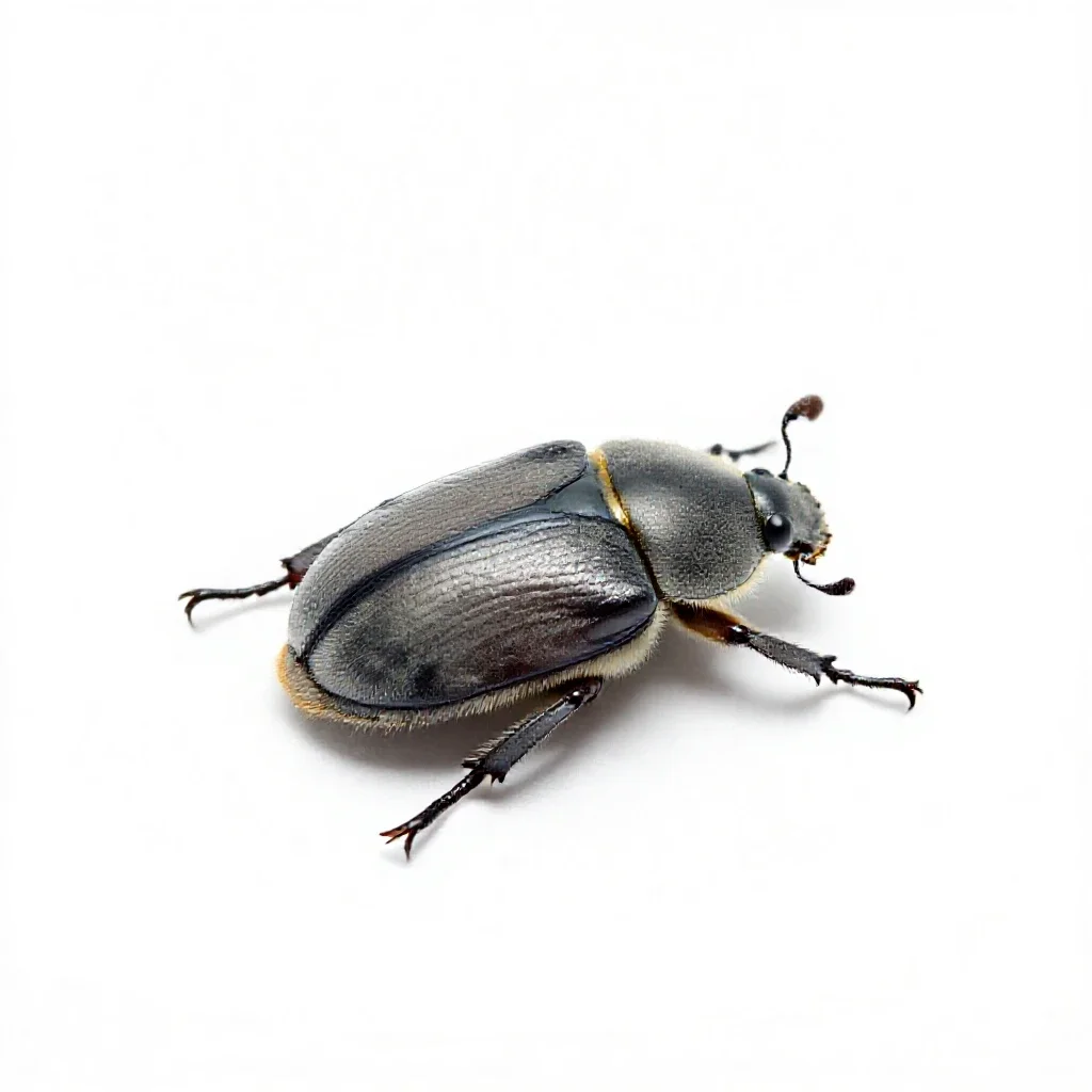 Dorbeetle isolated on a white background