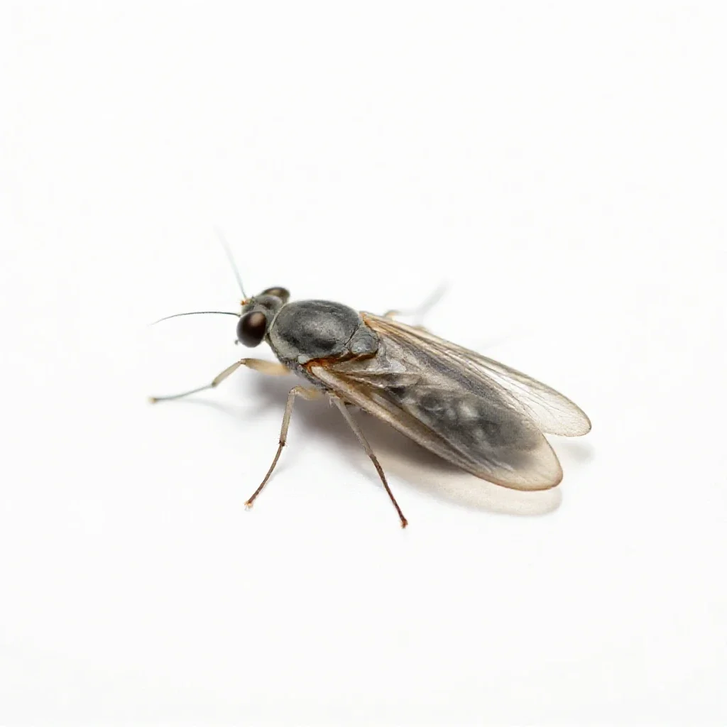 Fish fly isolated on a white background