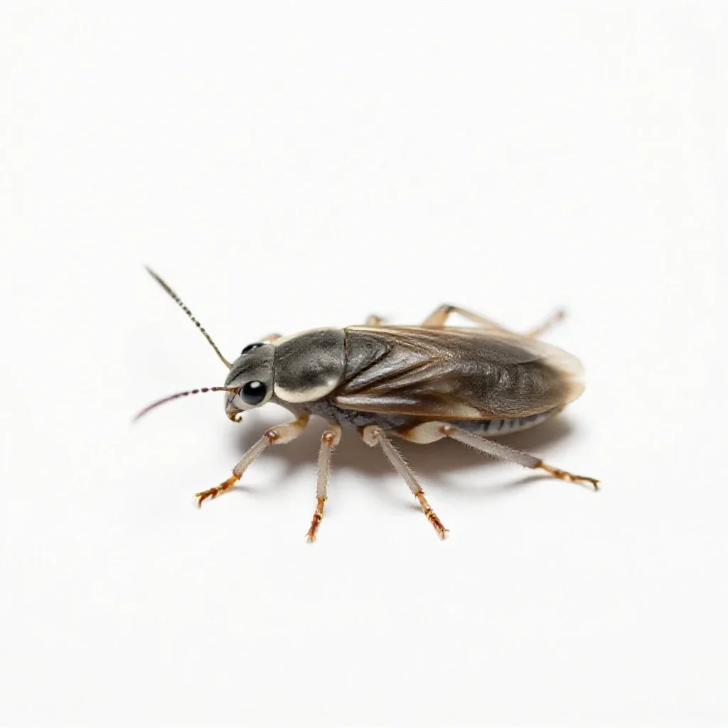 Flea isolated on a white background