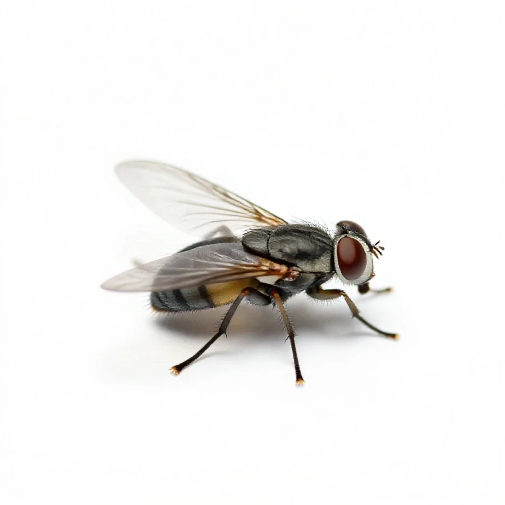 Fly isolated on a white background