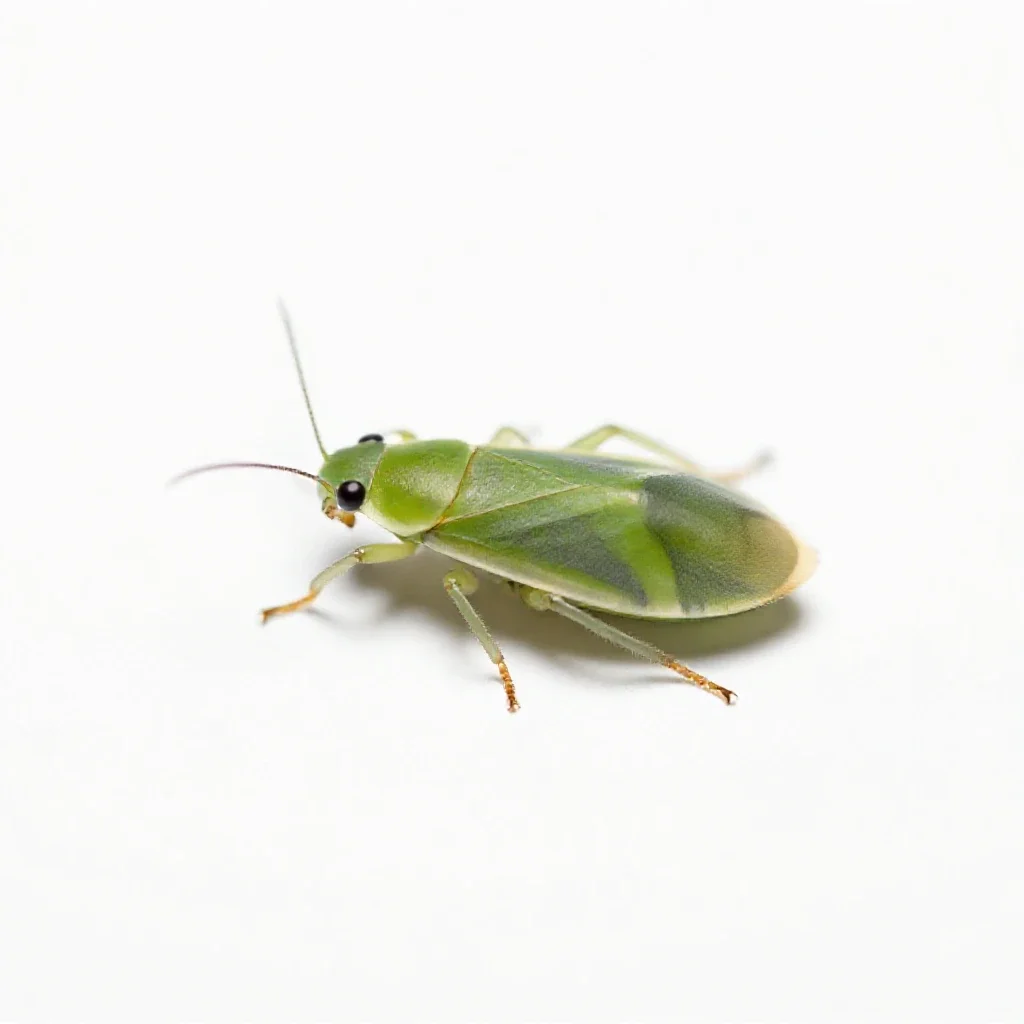 Greenfly isolated on a white background