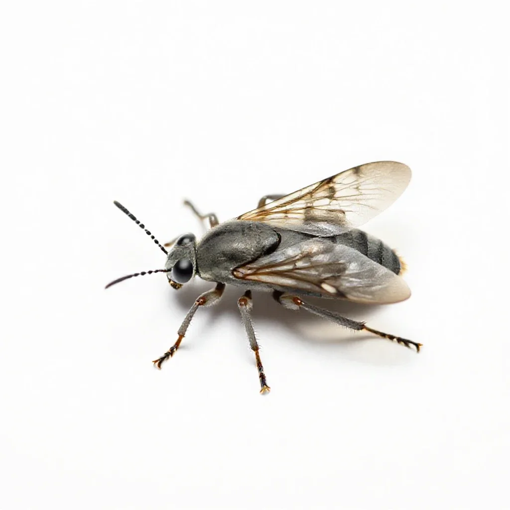 Homopterous insect isolated on a white background