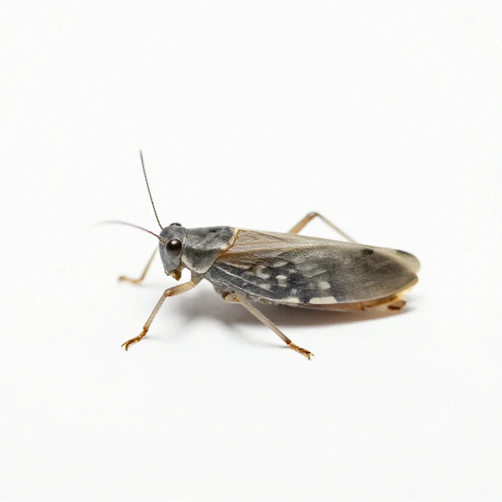 Lantern fly isolated on a white background