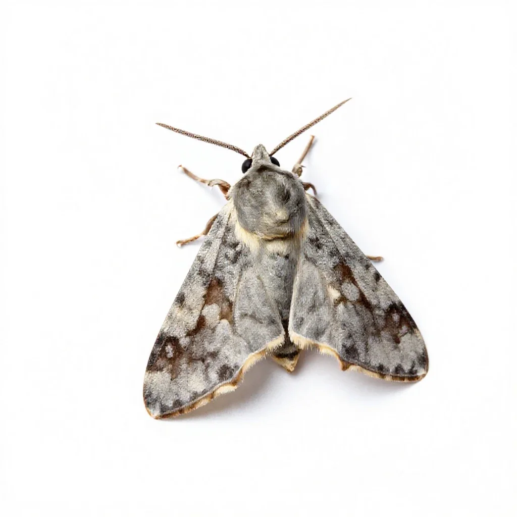 Leaf roller isolated on a white background