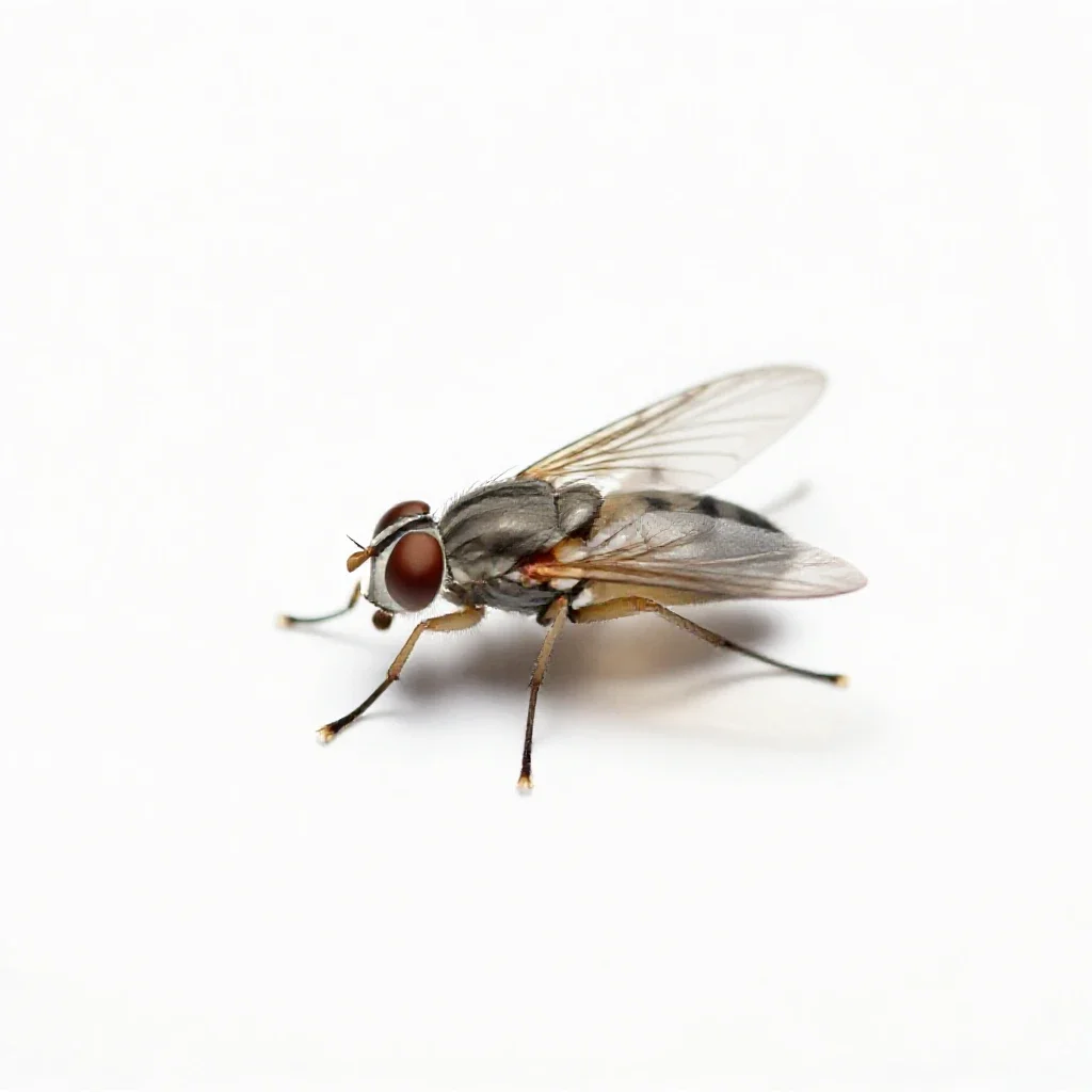 Midge isolated on a white background