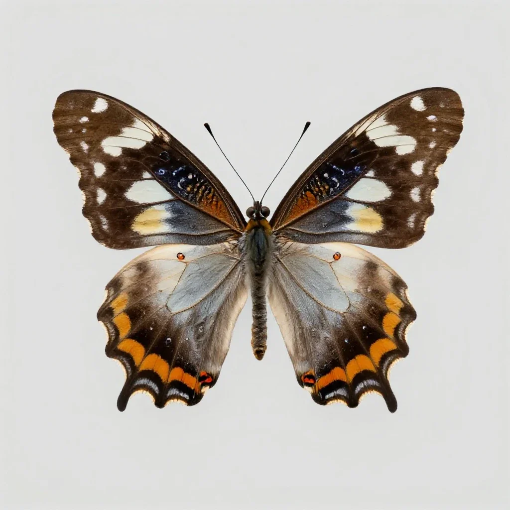 Painted beauty isolated on a white background