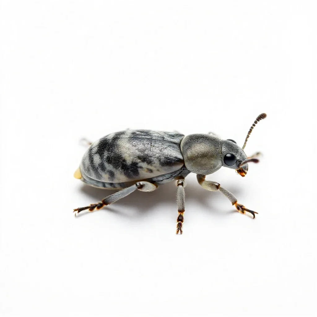 Pea weevil isolated on a white background