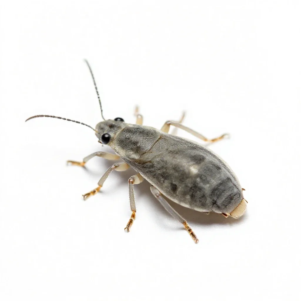Pine leaf aphid isolated on a white background