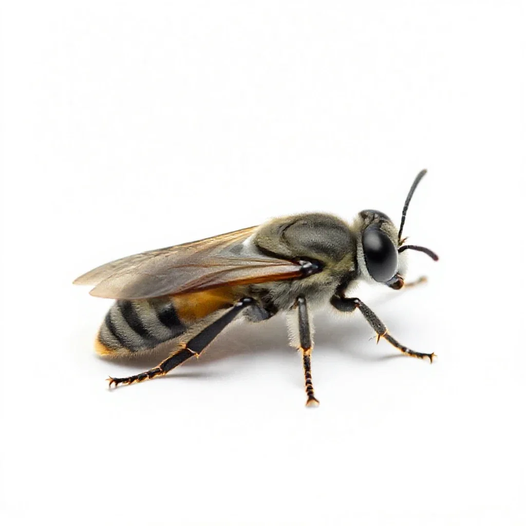 Pollinator isolated on a white background