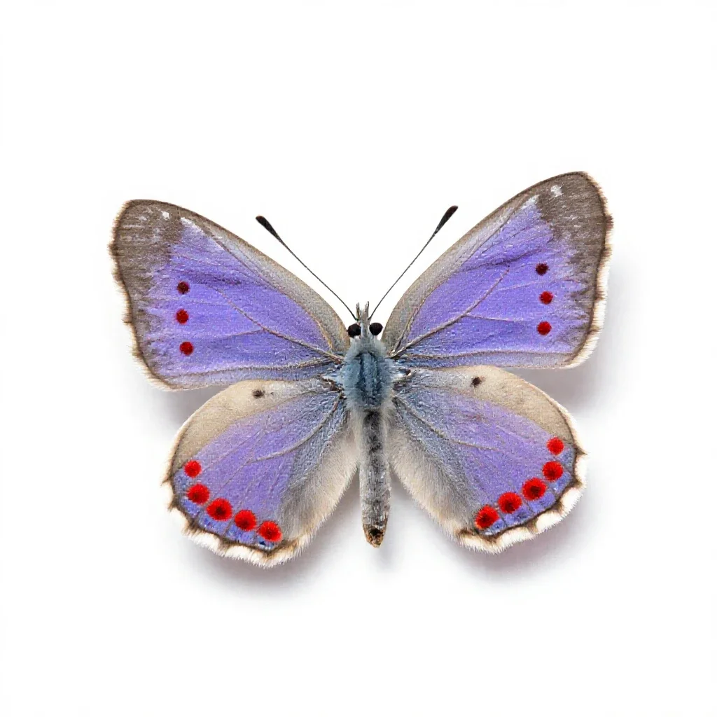 Red-spotted purple isolated on a white background