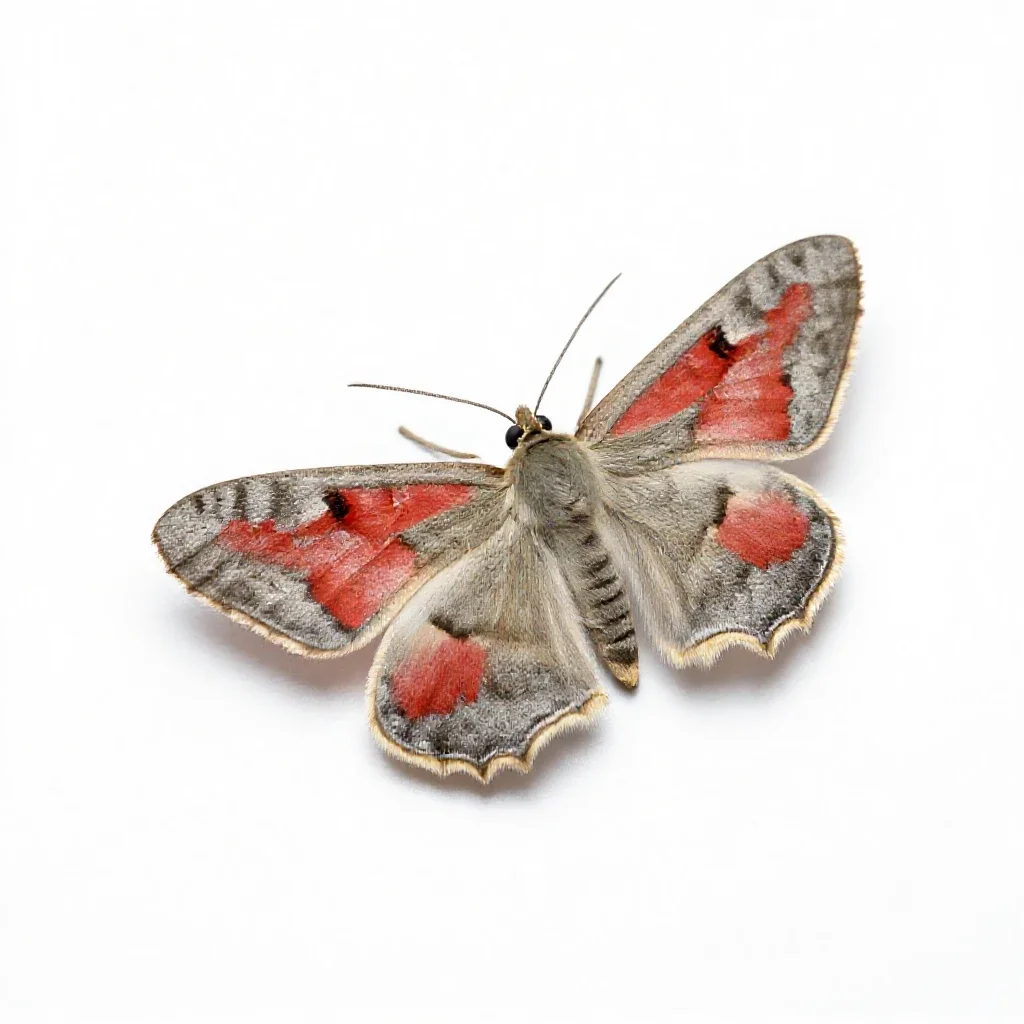 Red underwing isolated on a white background