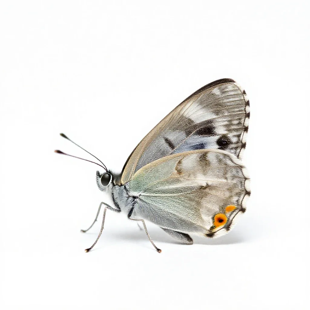 Ringlet isolated on a white background