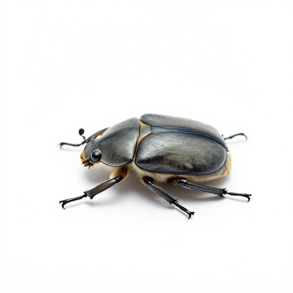 Rose chafer isolated on a white background