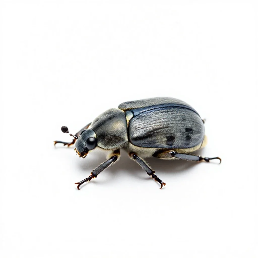 Seed beetle isolated on a white background