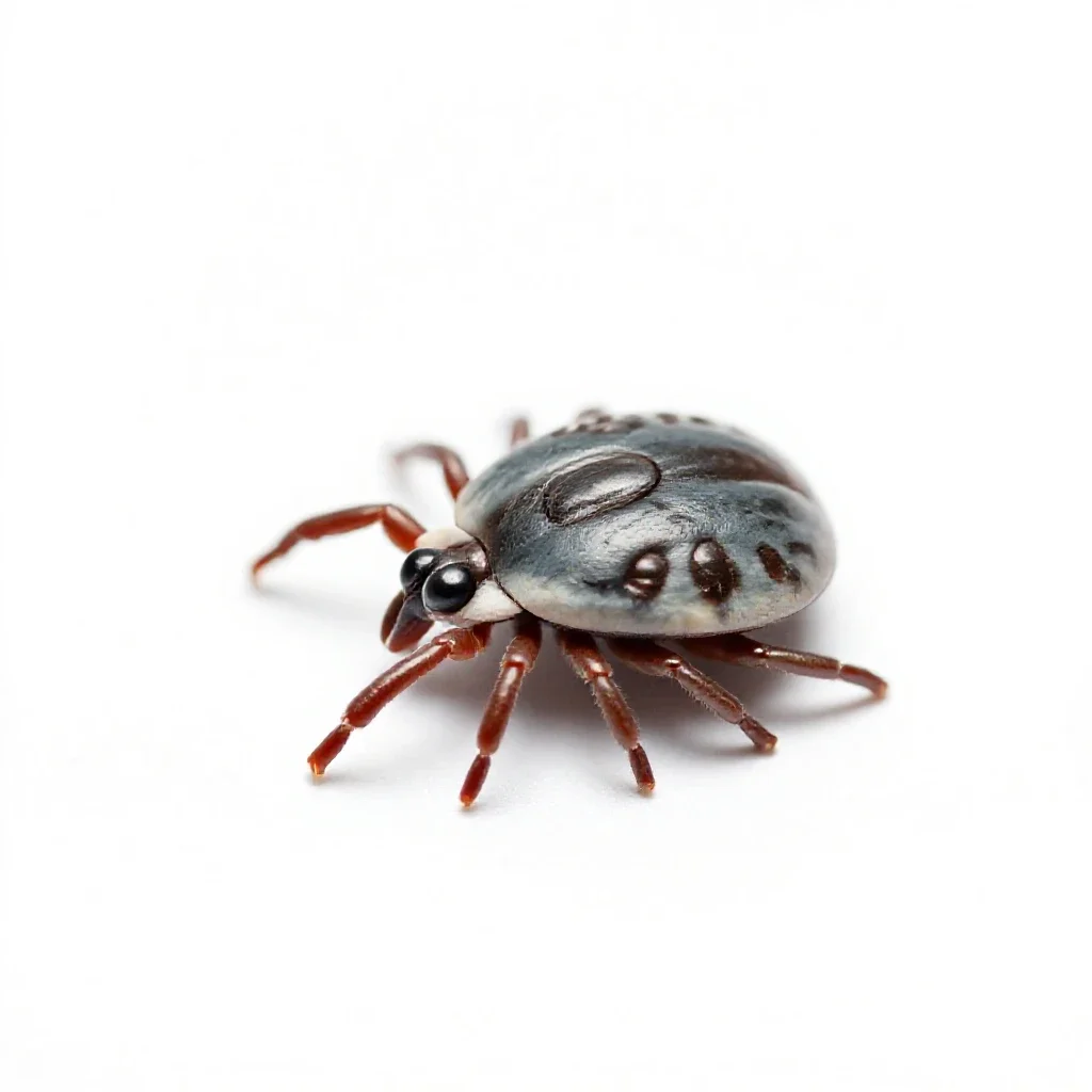 Sheep-tick isolated on a white background