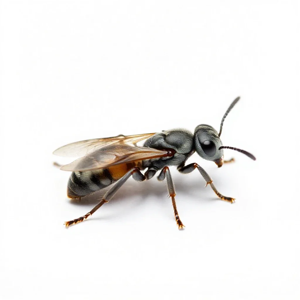 Social insect isolated on a white background