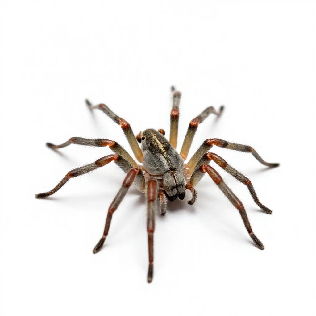 Spider isolated on a white background