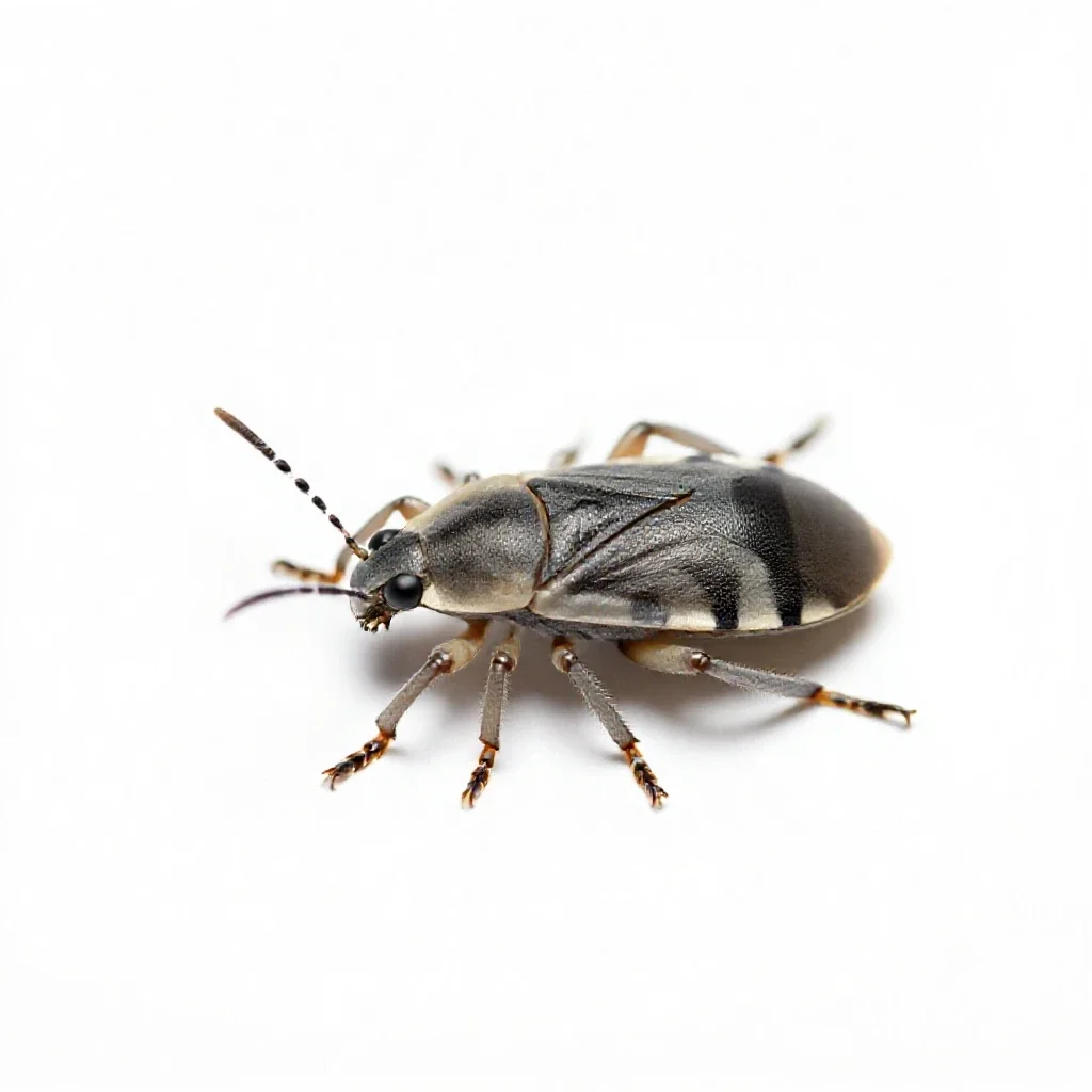 Spittle insect isolated on a white background