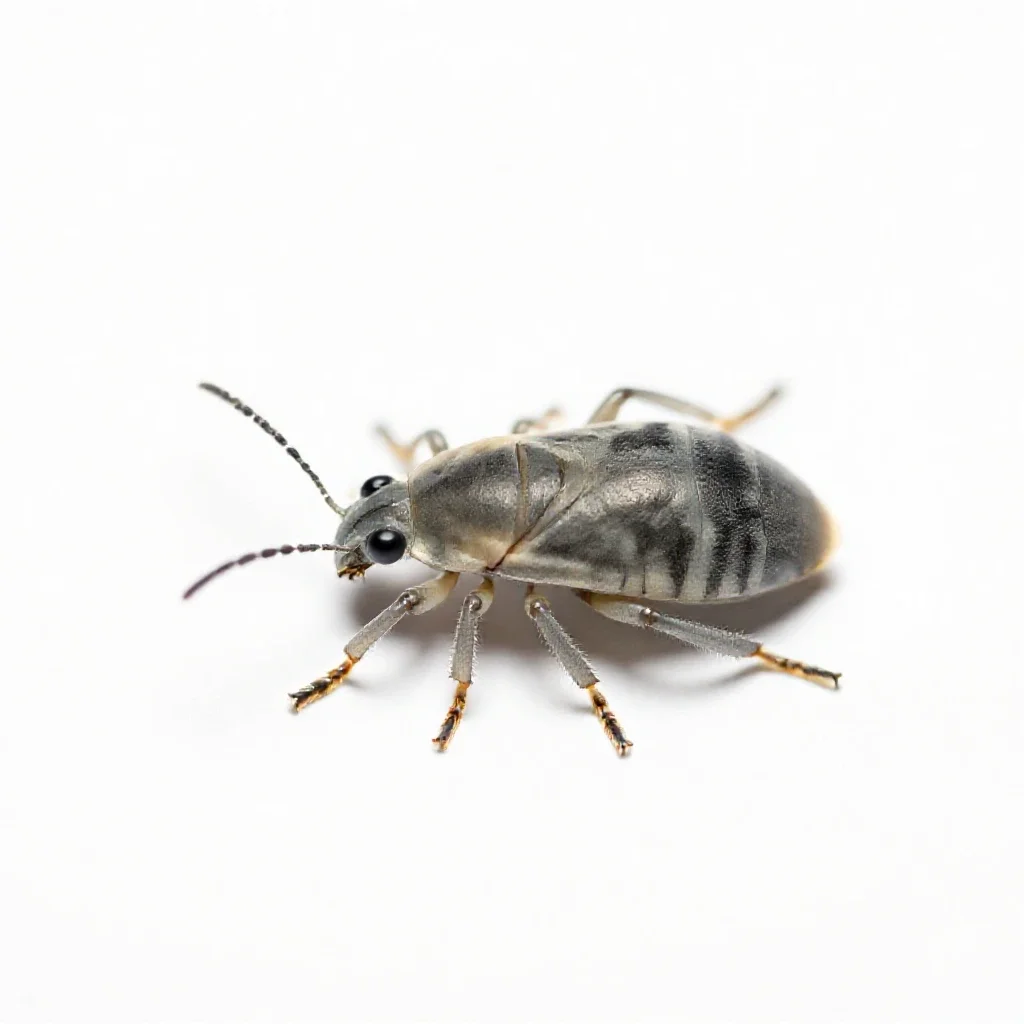 Spruce gall aphid isolated on a white background