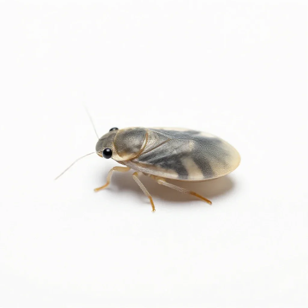 Sweet-potato whitefly isolated on a white background