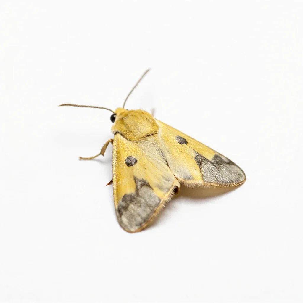 Tineid isolated on a white background