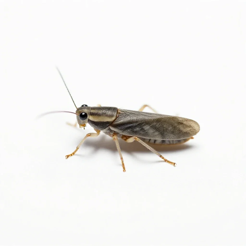Tobacco thrips isolated on a white background