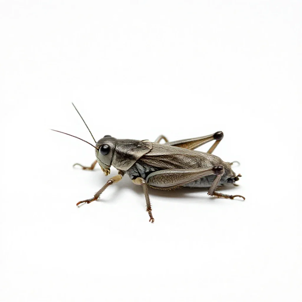 Tree cricket isolated on a white background