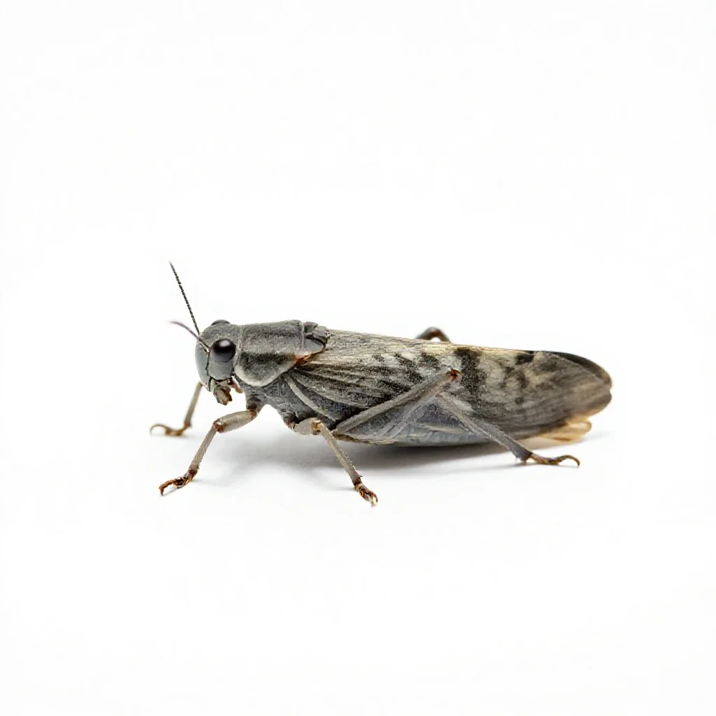 Treehopper isolated on a white background