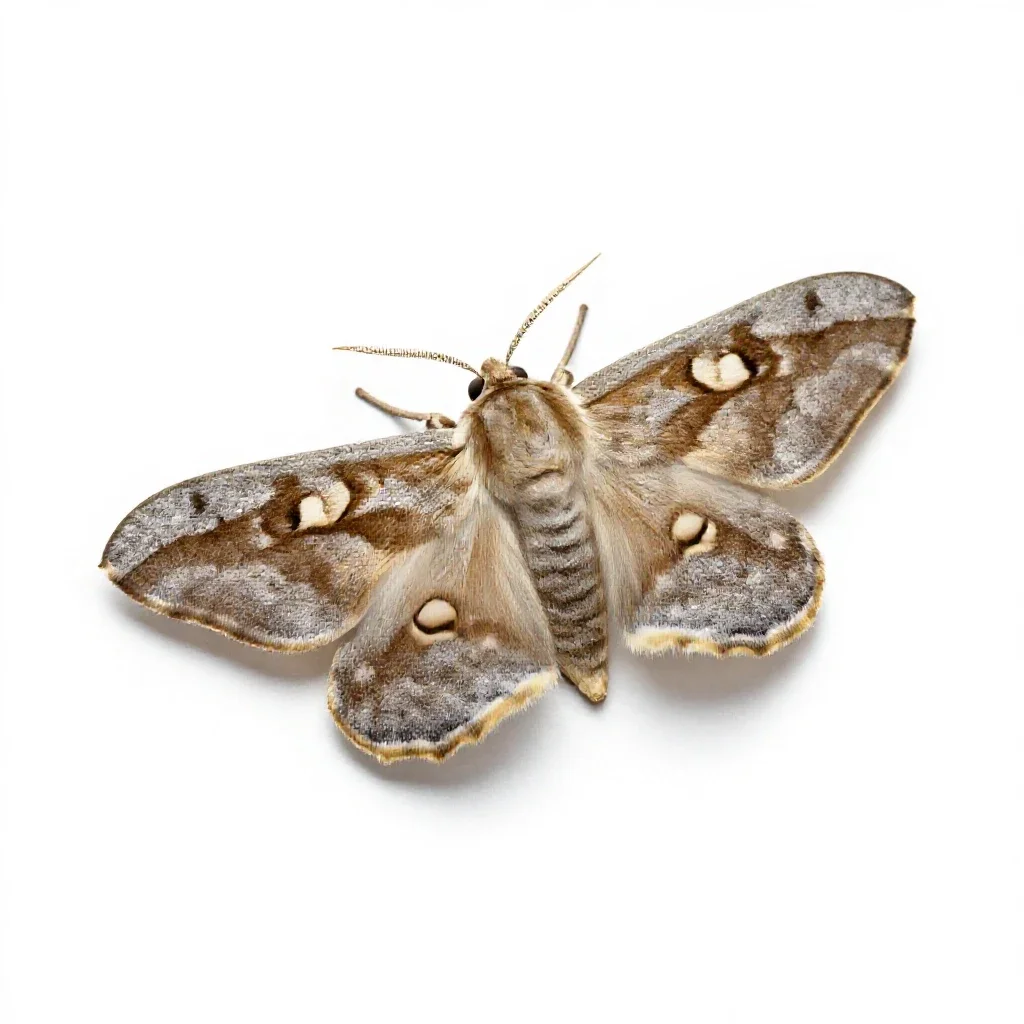 Tussah isolated on a white background