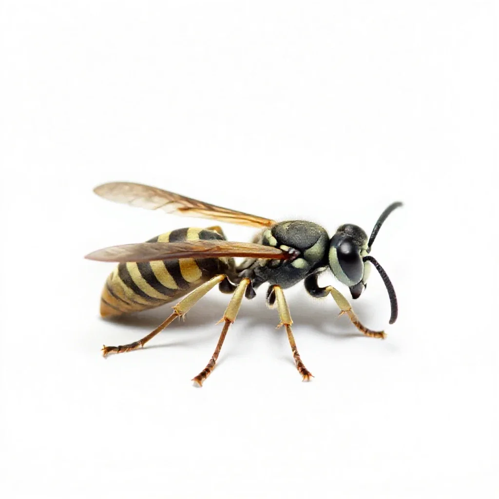 Vespid isolated on a white background