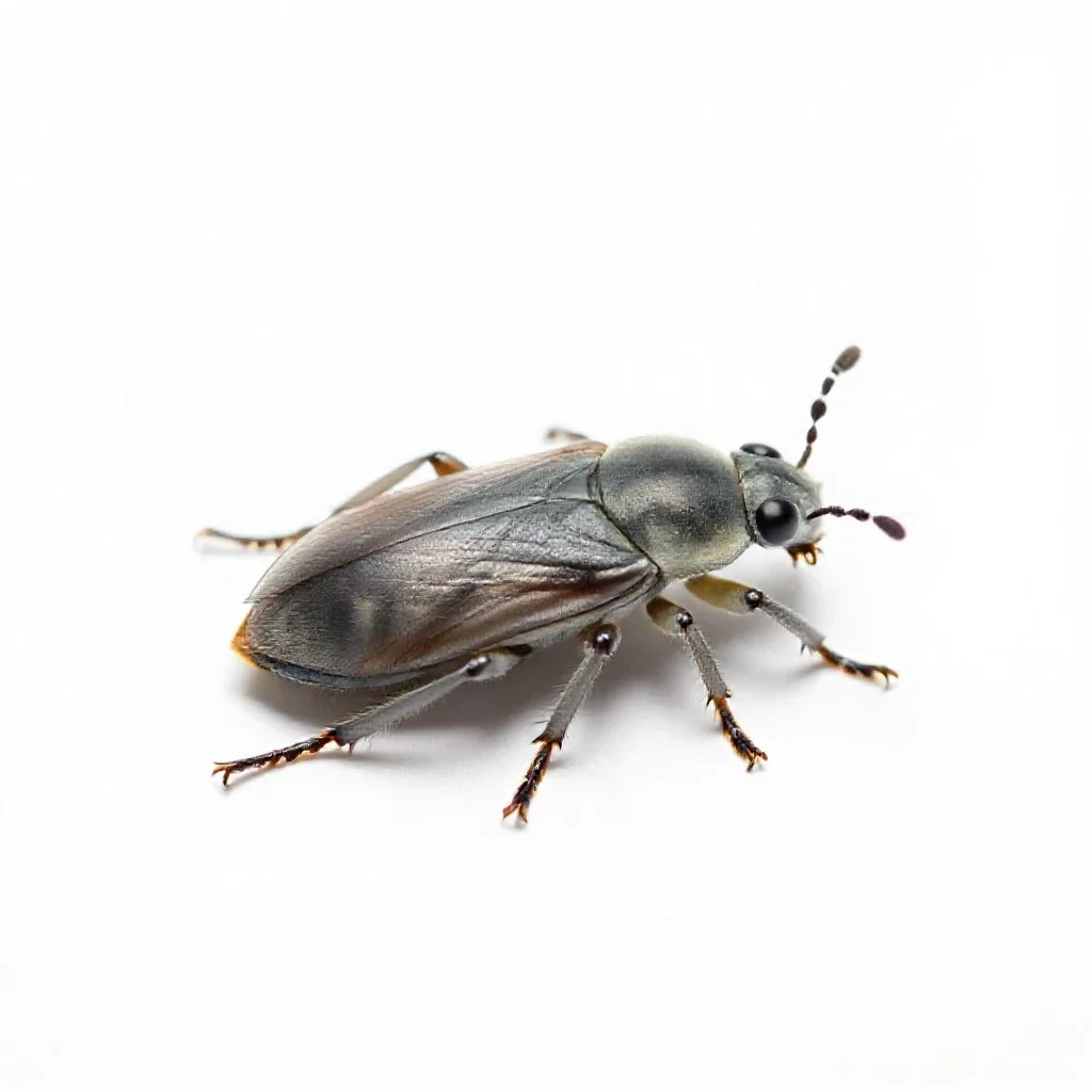 Wax insect isolated on a white background