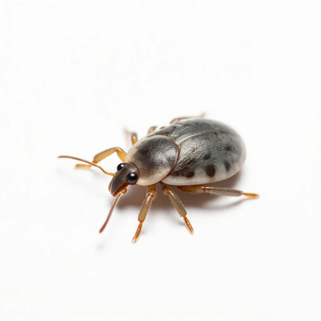 Acarine isolated on a white background