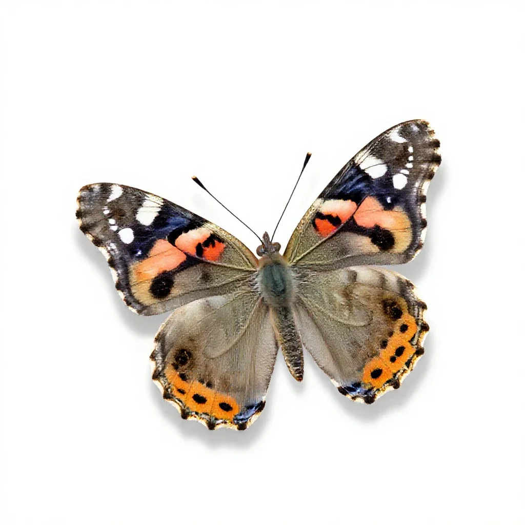 Admiral isolated on a white background