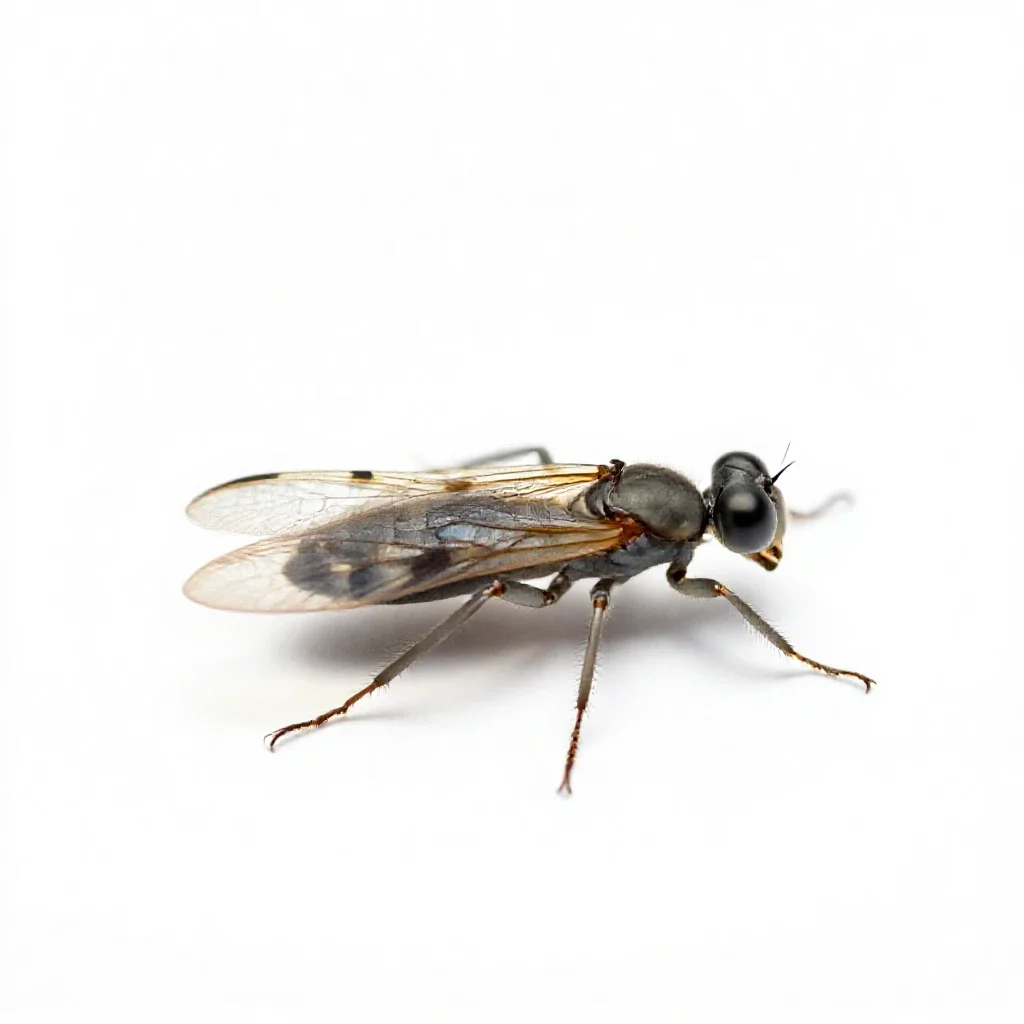 Ant lion isolated on a white background