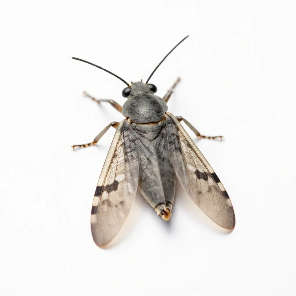 Ephemerid isolated on a white background